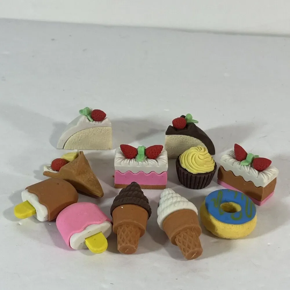 Unbranded food erasers